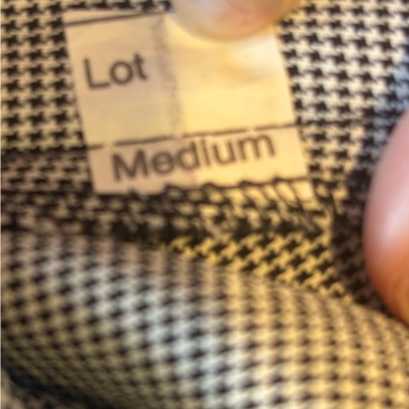 VINTAGE STEPHANIE PARKS‎ High Waist Black & White Pattern Mom Pants 90s Medium - Picture 5 of 15